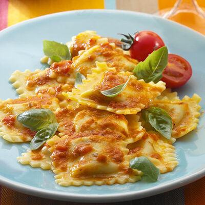 Gnocchi e paste ripiene - Ravioli al Pomodoro e Basilico