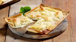 Stuzzichini per aperitivo e finger food - Schiacciata allo Stracchino
