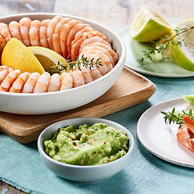 Specialit&agrave; di pesce - Corona di Mazzancolle