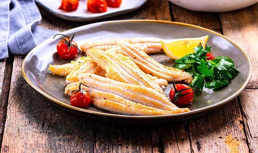 Pesce e crostacei al naturale - Filettini di Sogliola oceanica