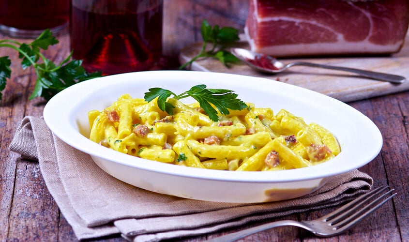 Ristopiatti: i primi piatti gourmet - "I Ristopiatti" Sedanini Speck e Zafferano