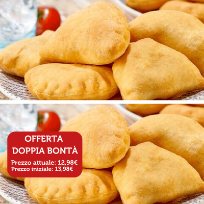 Stuzzichini per aperitivo e finger food - Offerta Doppia Bont&agrave; - 2 Panzerottini Mozzarella e Pomodoro