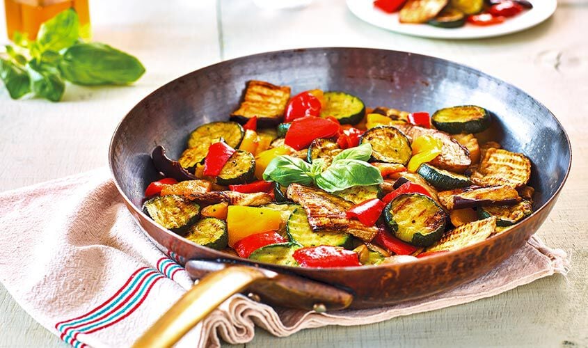 Verdure grigliate e specialit&agrave; - Spadellata di Verdure Grigliate