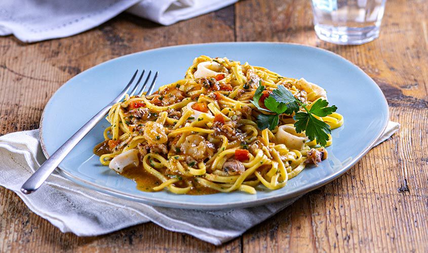 Piatti veloci pronti in un attimo - Taglierini alla Marinara