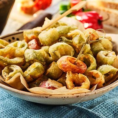 Stuzzichini per aperitivo e finger food - Friggitelli Croccanti