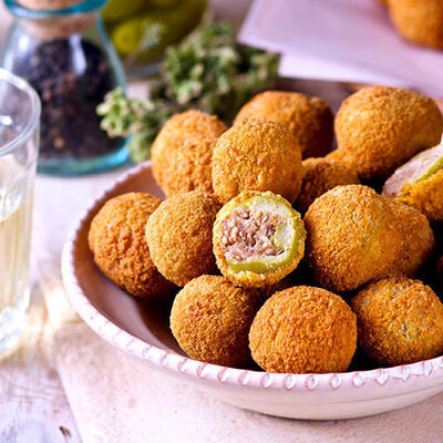 Stuzzichini per aperitivo e finger food - Olive Ripiene all'Ascolana