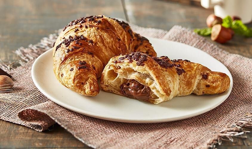 Croissant e prima colazione - Croissant Nocciola e Cioccolato