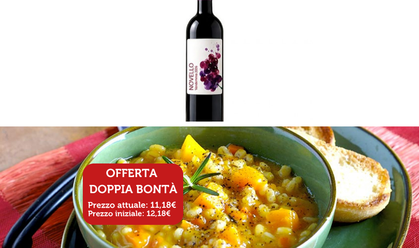 Offerte - Offerta Orzotta di Zucca & Vino Novello