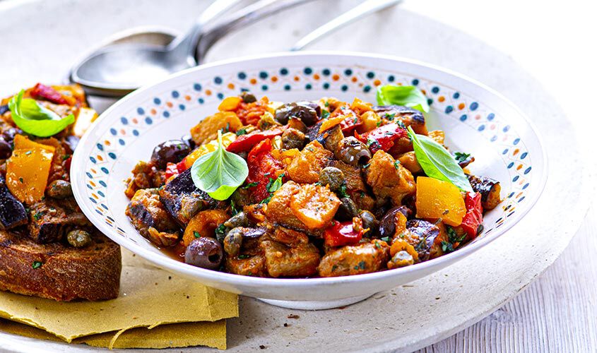 Verdure grigliate e specialit&agrave; - Caponata