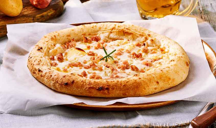 Pizze - Pizza "Bistrot 25" Bianca Patate e Salsiccia