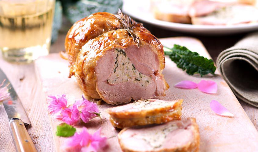 Arrosti e involtini - Arrosto di tacchino con Cavolo Nero