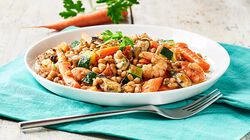 Piatti veloci pronti in un attimo - Farro con Mazzancolle Tropicali e Cozze