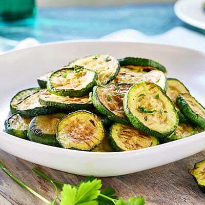Verdure grigliate e specialità - Zucchine Grigliate a Rondelle