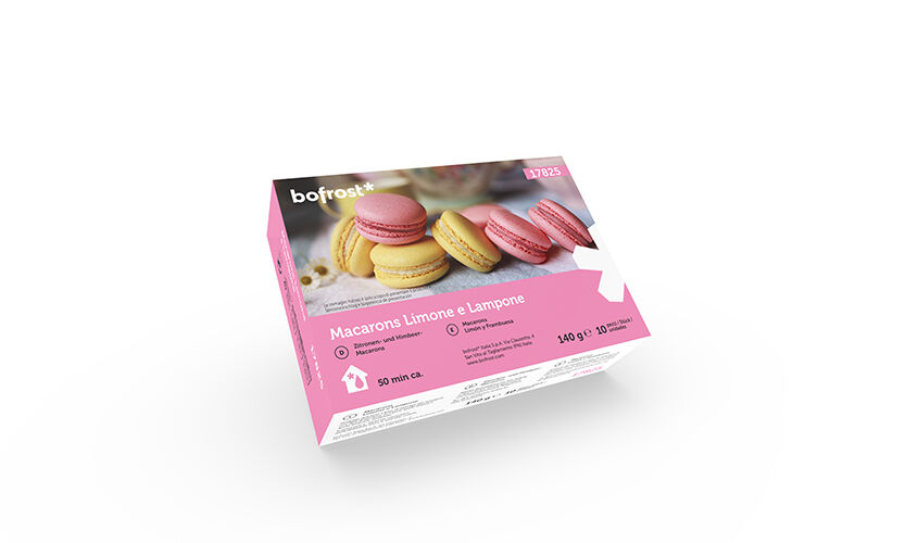 Torte e Dessert - Sc. 20% Macarons Limone e Lampone