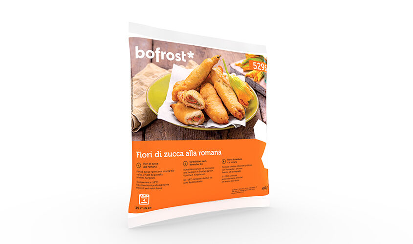 Stuzzichini per aperitivo e finger food - Doppia Bontà - 2 Fiori di Zucca alla Romana