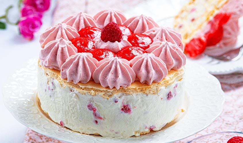Torte e Dessert - Meringata al Lampone