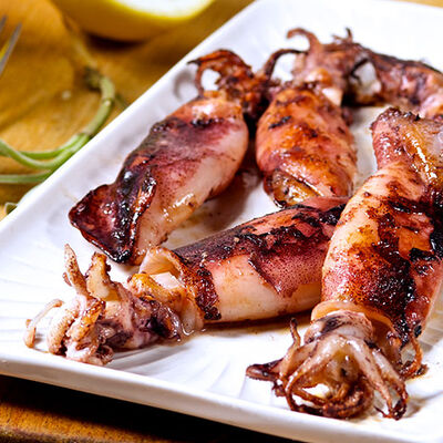 Pesce e crostacei al naturale - Calamari Patagonici Interi Puliti