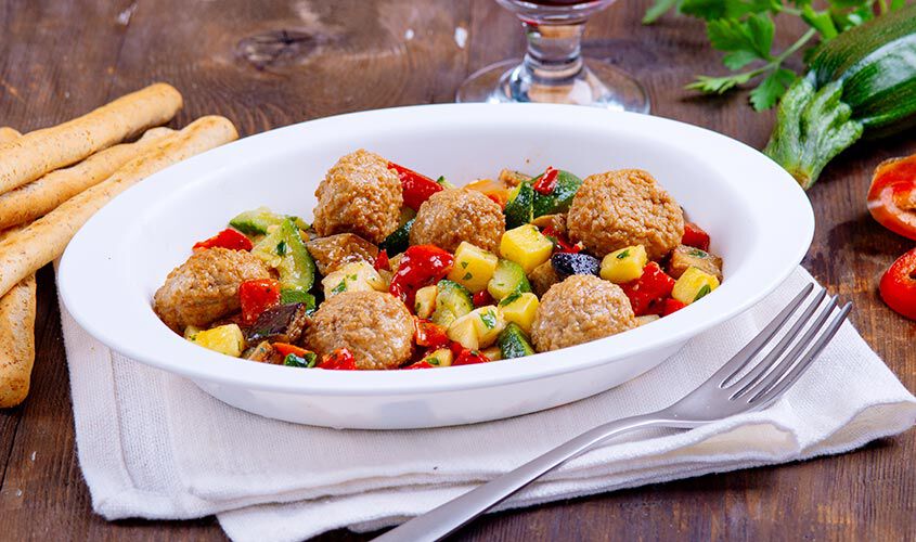 Ristopiatti: i primi piatti gourmet - "I Ristopiatti" Polpette alla Mediterranea