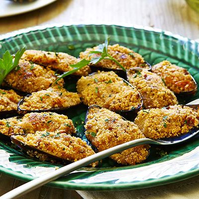 Specialità di pesce - Cozze Gratinate alla Siciliana