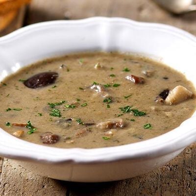 Minestroni zuppe e vellutate  - Vellutata con Funghi Porcini