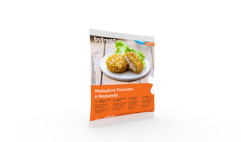 Stuzzichini per aperitivo e finger food - Medaglioni Prosciutto e Mozzarella