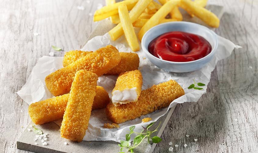 Pesce Panato - Bastoncini di Filetto di Pesce impanati