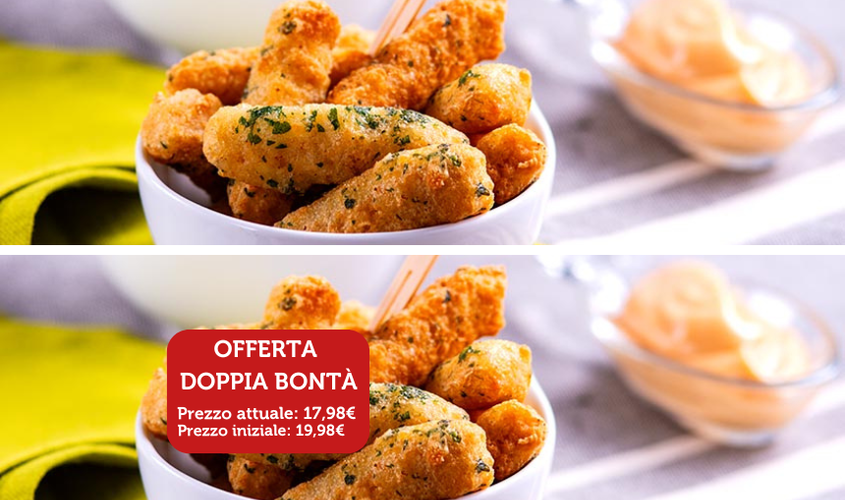 Carne Panata - Offerta Doppia Bont&agrave; - Stick di pollo in tempura