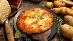 Formaggi - Frico Furlan con "Montasio DOP" e Speck