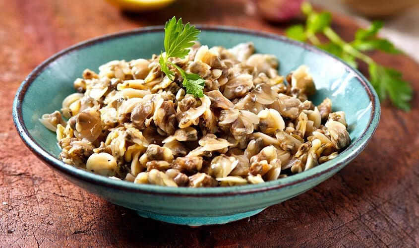 Specialit&agrave; di pesce - Vongole Sgusciate