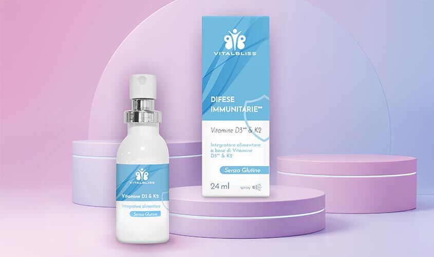 Difese Immunitarie - Vitamine D3** & K2 Spray