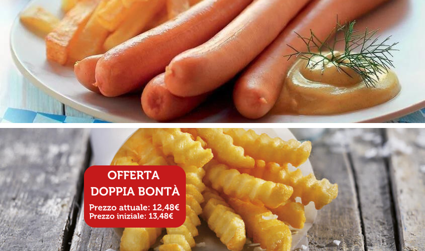 Patatine fritte e da forno - Promo Würstel alla Viennese e Patate Ziggy