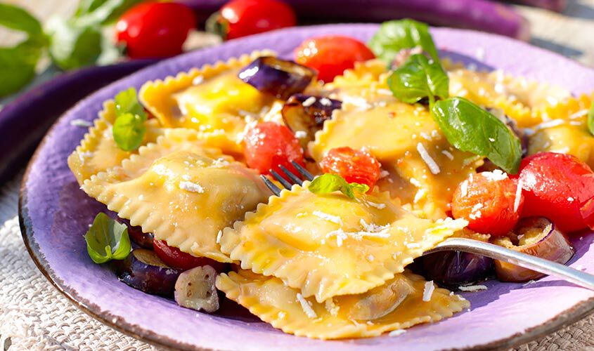 Primi e Sughi - Ravioli alla Norma