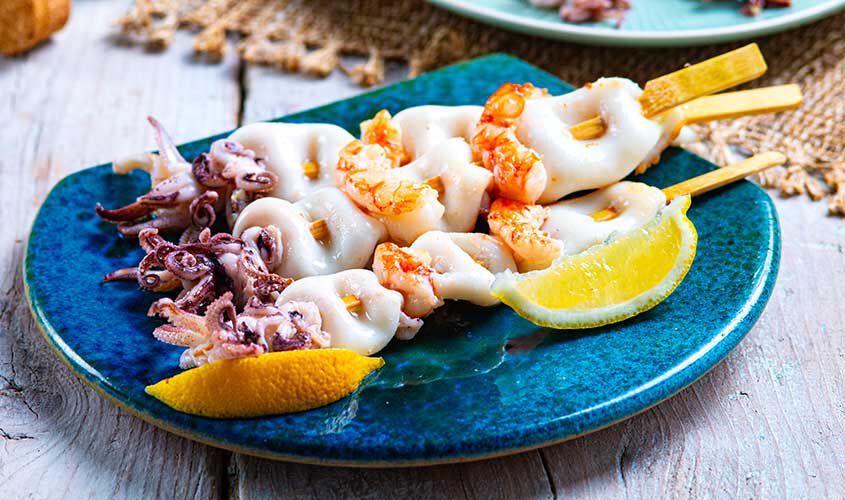 bofrost*Club - Sc. 20% Spiedini di Calamaro Patagonico e Gambero Argentino bClub