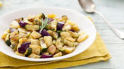 Verdure grigliate e specialità - Piatto Mediterraneo