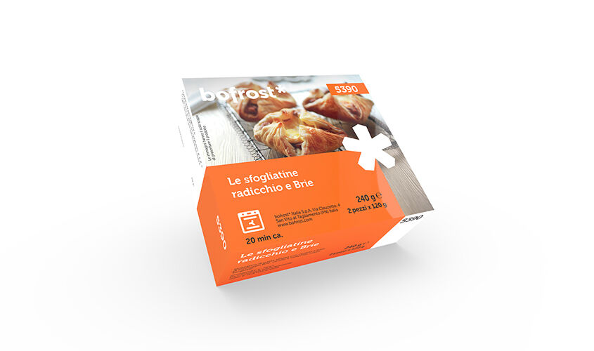 Stuzzichini per aperitivo e finger food - Le Sfogliatine Radicchio e Brie