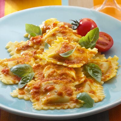 Gnocchi e paste ripiene - Ravioli al Pomodoro e Basilico