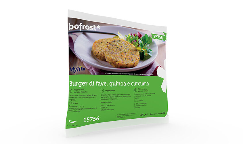 MyLife Veggie - Burger di Fave, Quinoa e Curcuma