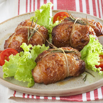 Arrosti e involtini - Nodini di Pollo con Prosciutto