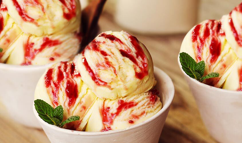 Gelati senza glutine - Vaniglia Frutti Rossi AmorAvena