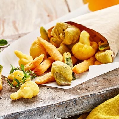 Verdure grigliate e specialità - DELIZIE DELL'ORTO PASTELLATE