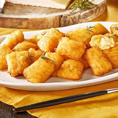 Pur&egrave; e specialit&agrave; di patate - Mini Tasche di Patate al Formaggio di Montagna