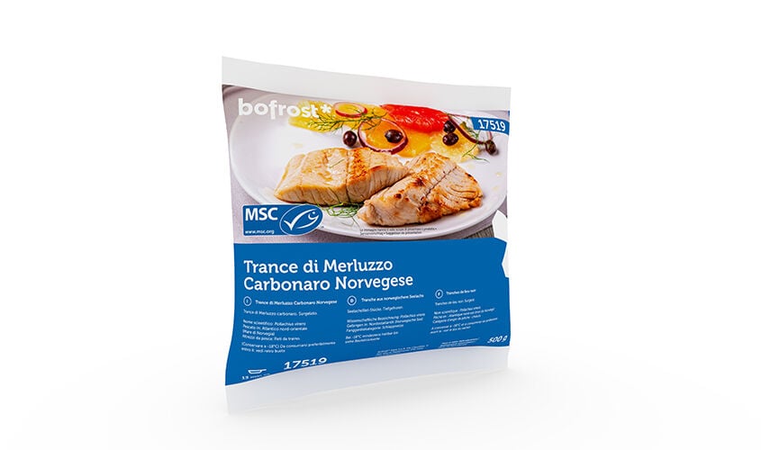 Pesce e crostacei al naturale - Trance di Merluzzo Carbonaro Norvegese