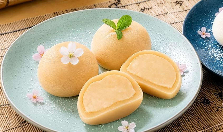 Dessert - Mochi al Caramello Salato