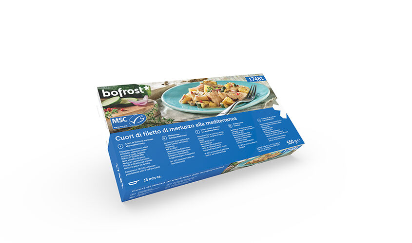 Specialità di pesce - Cuori di Filetto di Merluzzo alla Mediterranea