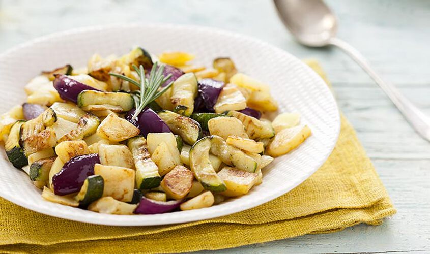 Verdure grigliate e specialit&agrave; - Piatto Mediterraneo