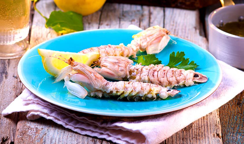 Specialità di pesce - Canocchie dell'Adriatico