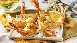 Specialit&agrave; di pesce - Gamberi Gratinati alla Siciliana