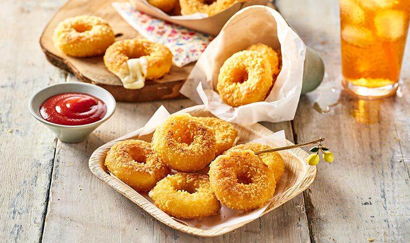 Stuzzichini per aperitivo e finger food - Gouda Rings