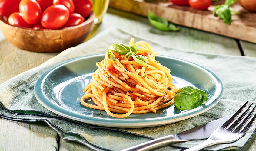 Piatti veloci pronti in un attimo - Spaghetti con Pomodoro Datterino