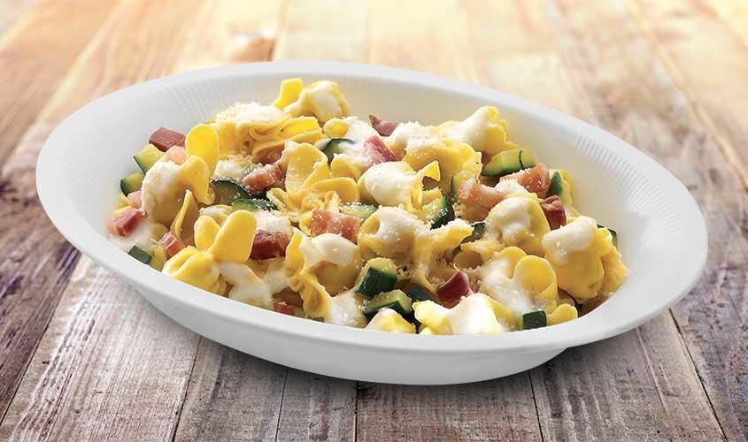 Ristopiatti: i primi piatti gourmet - "I Ristopiatti" Fiocchetti Speck e Zucchine